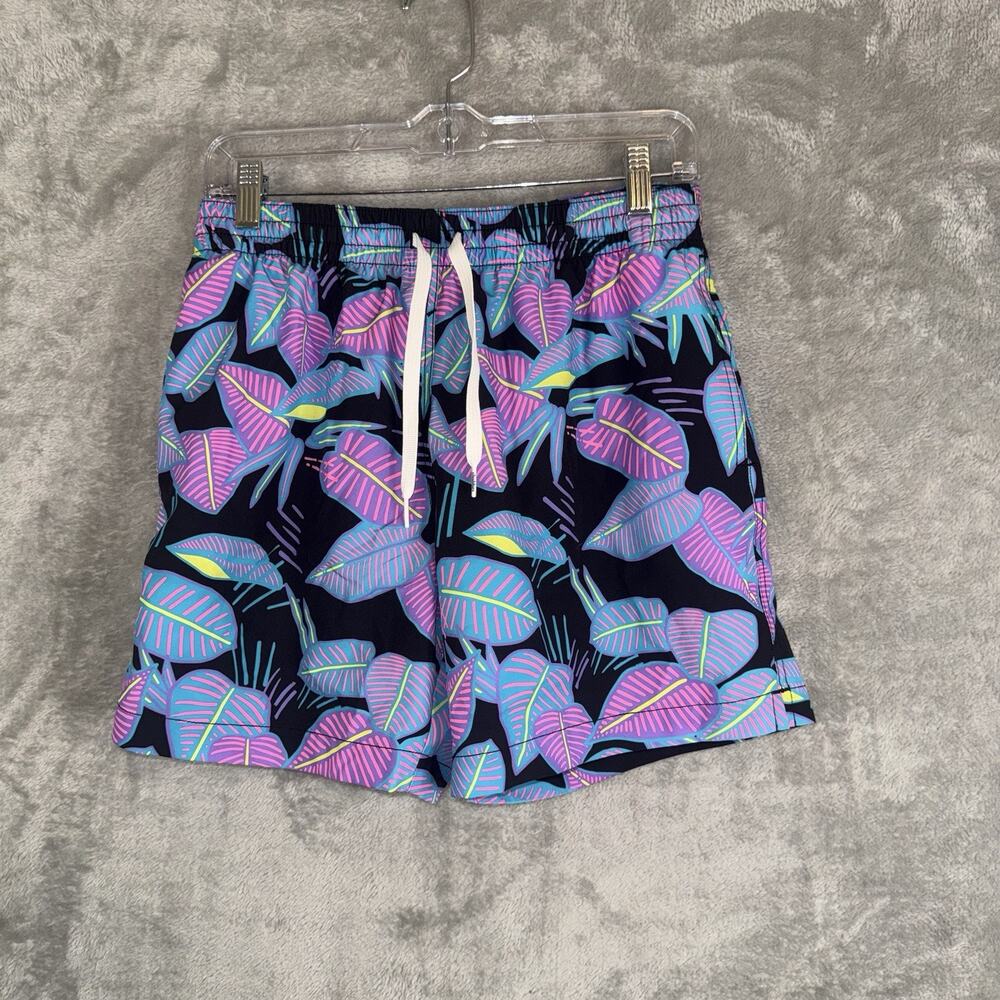 Chubbies The Fluorescent Funk Swim Trunks Mens Medium Multi Floral Mesh Lined
